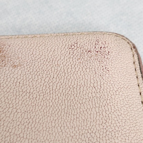 Marc Jacobs Wallet Light Pink Zip Around Accordion Style Leather - Picture 4 of 12